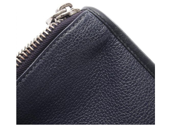 Valigetta Loewe Anagram Nero Blu navy - vista 7