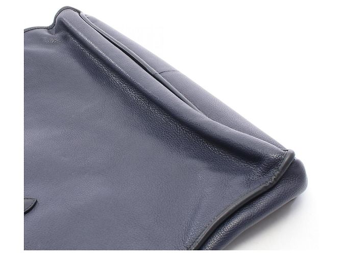Valigetta Loewe Anagram Nero Blu navy - vista 8