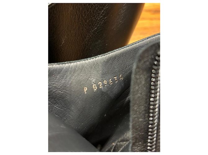 Stivaletti con punta a capiglia in pelle nera Chanel Nero - vista 4