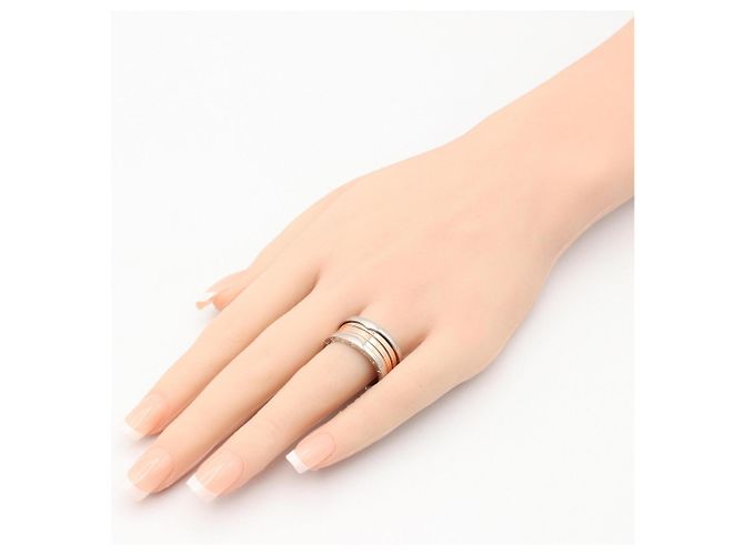 Bulgari Bvlgari B-zero1 3-Band Ring Silber Golden - Ansicht 7