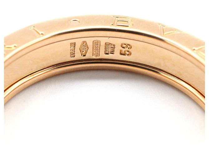 Bulgari Anello Bvlgari B-zero1 in oro rosa 18K D'oro - vista 3