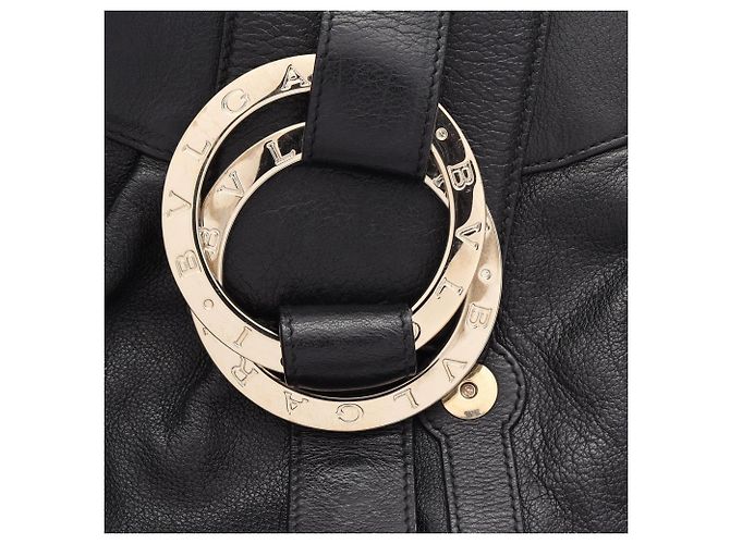 Bulgari Borsa a Spalla Bvlgari Chandra Nero - vista 12