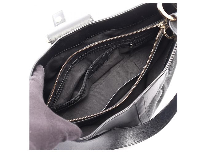 Bulgari Borsa a Spalla Bvlgari Chandra Nero - vista 3