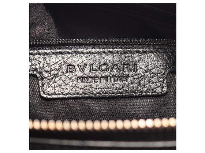 Bulgari Borsa a Spalla Bvlgari Chandra Nero - vista 4