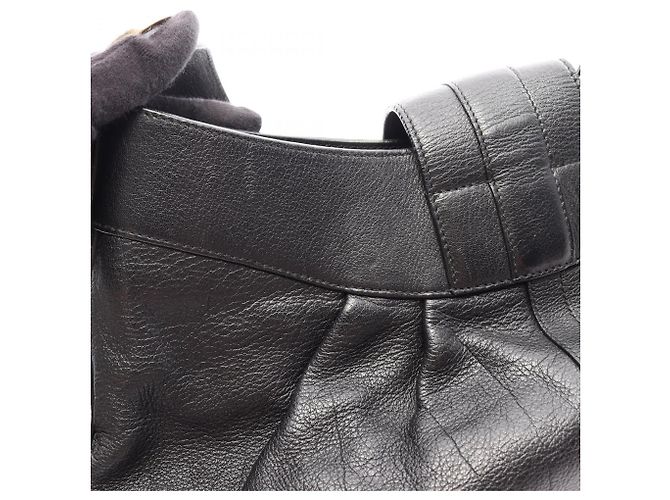 Bulgari Borsa a Spalla Bvlgari Chandra Nero - vista 8