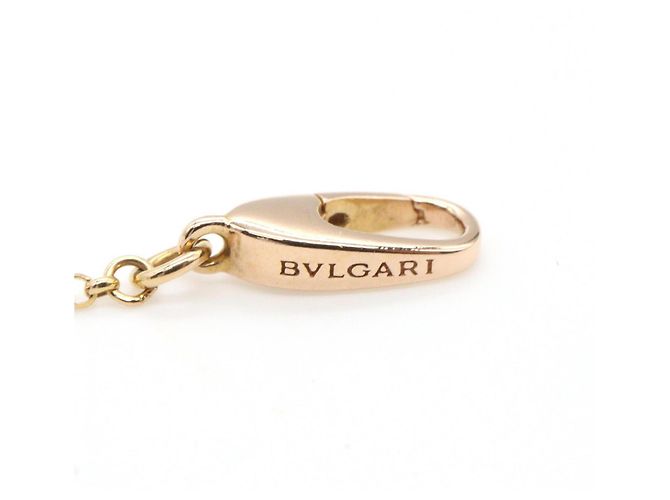 Bulgari Bracciale charm Bvlgari in oro rosa 18K con madreperla Bianco D'oro - vista 4