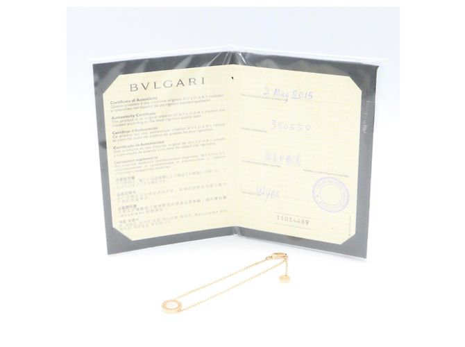 Bulgari Bracciale charm Bvlgari in oro rosa 18K con madreperla Bianco D'oro - vista 7