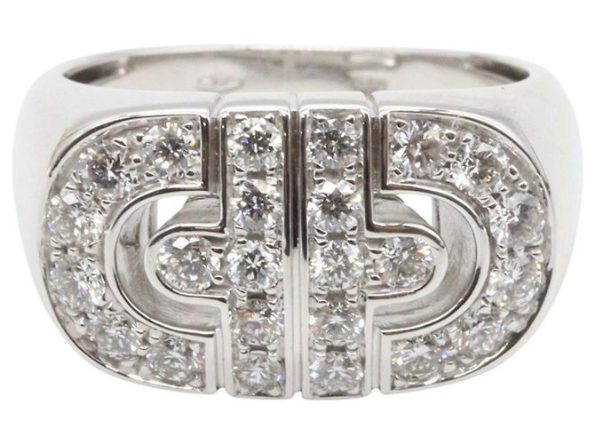 Bulgari Anello Parentesi con diamante Argento - vista 2