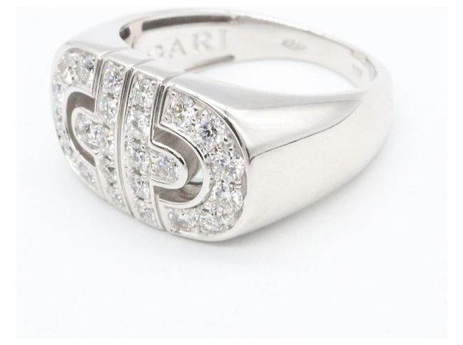 Bulgari Anello Parentesi con diamante Argento - vista 4