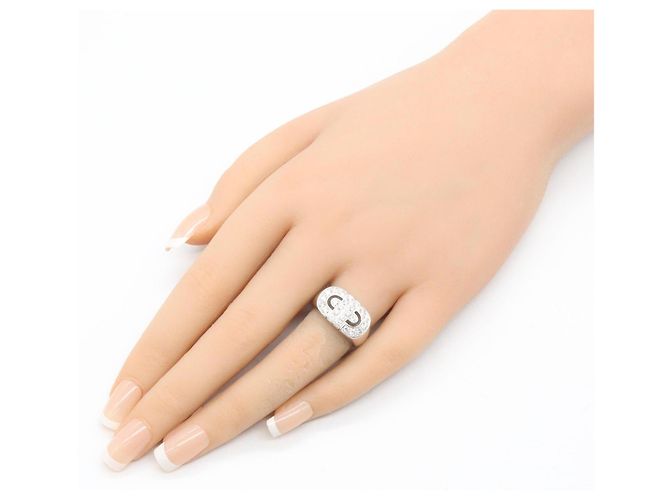 Bulgari Anello Parentesi con diamante Argento - vista 9