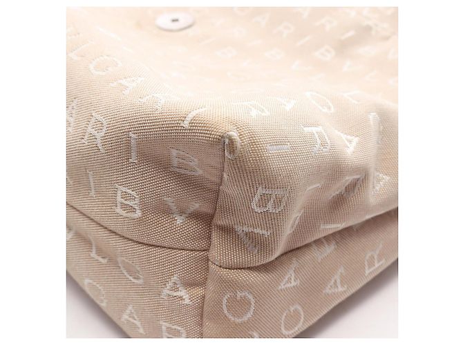 Borsa a tracolla Bulgari BVLGARI Logo Mania Marrone Beige - vista 6