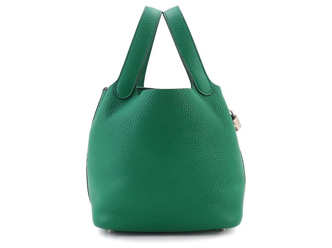 Autre Marque Borsa Piko Hermes Picotin Lock PM Verde - vista 2
