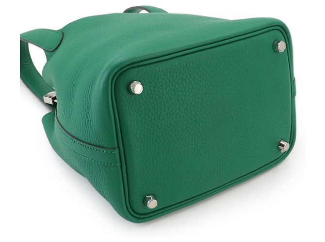 Autre Marque Borsa Piko Hermes Picotin Lock PM Verde - vista 4