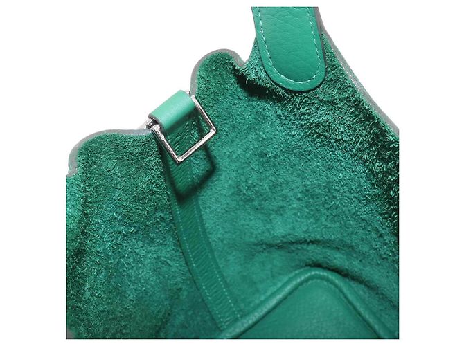 Autre Marque Borsa Piko Hermes Picotin Lock PM Verde - vista 8