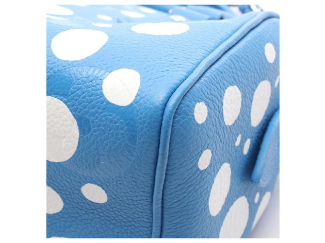 Borsa Louis Vuitton x Yayoi Kusama Speedy Bandoulière 20 Infinity Dot Bianco Blu - vista 5
