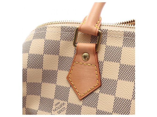 Bolsa Louis Vuitton Speedy 30 Damier Azur Branco - vista 9