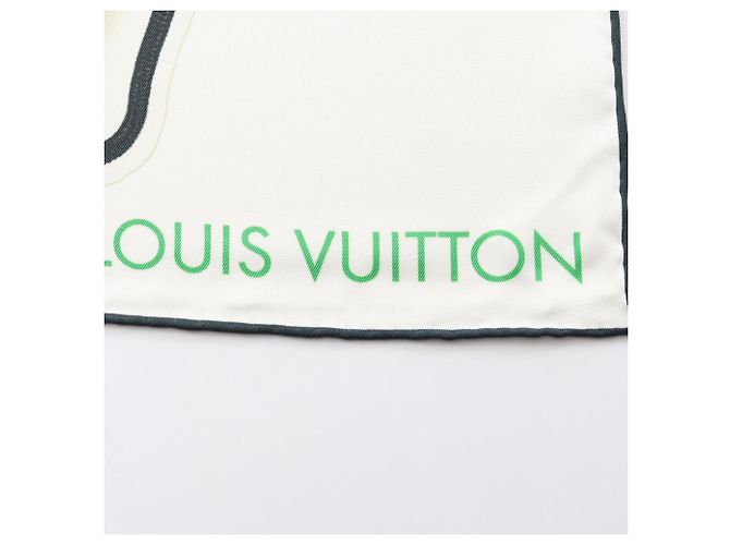 Sciarpa e foulard Louis Vuitton Stickers Multicolore Crudo - vista 4