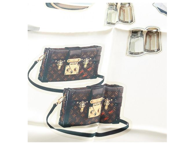 Sciarpa e foulard Louis Vuitton Stickers Multicolore Crudo - vista 6