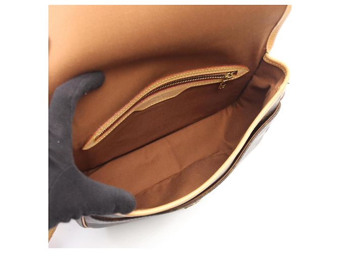 Louis Vuitton Sologne Monogram Schultertasche Braun - Ansicht 3