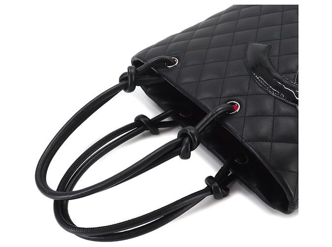 Borsa Tote Chanel Cambon Line Medium Nero - vista 5