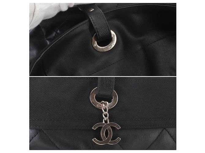 Borsa Tote Chanel Paris Biarritz MM Nero - vista 9
