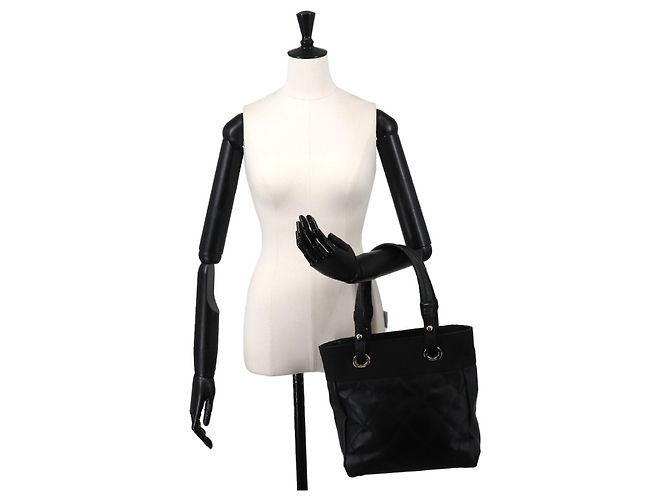 Borsa Tote Chanel Paris Biarritz PM Nero - vista 10