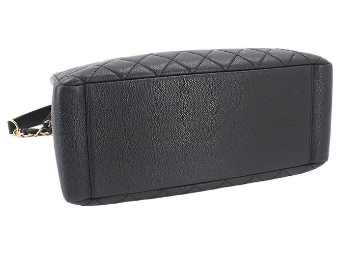 Borsa Tote Chanel Matelasse Grand Chain Nero - vista 4