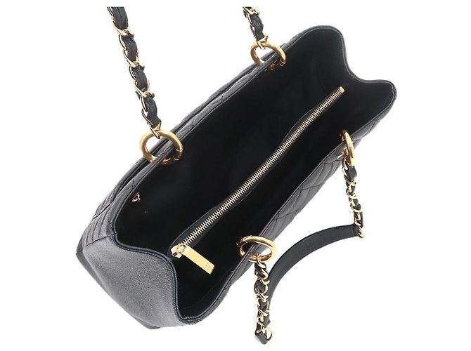 Borsa Tote Chanel Matelasse Grand Chain Nero - vista 6