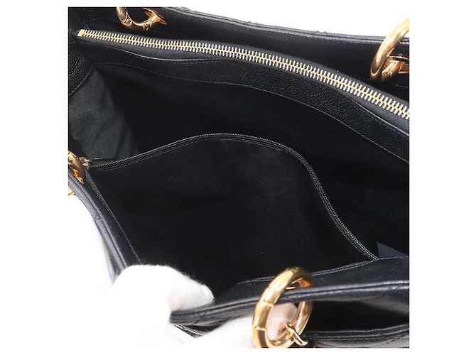 Borsa Tote Chanel Matelasse Grand Chain Nero - vista 8