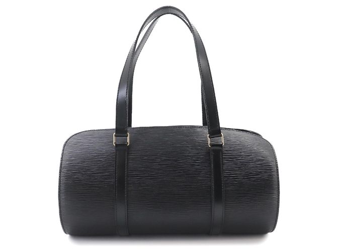Borsa Louis Vuitton Epi Soufflot Nero - vista 2