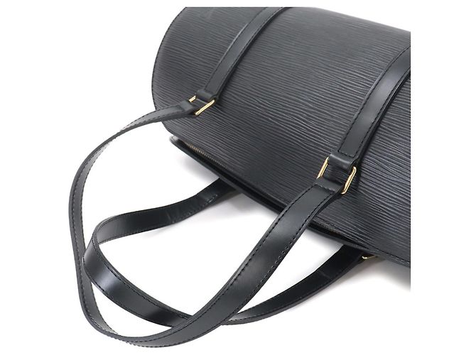 Borsa Louis Vuitton Epi Soufflot Nero - vista 5