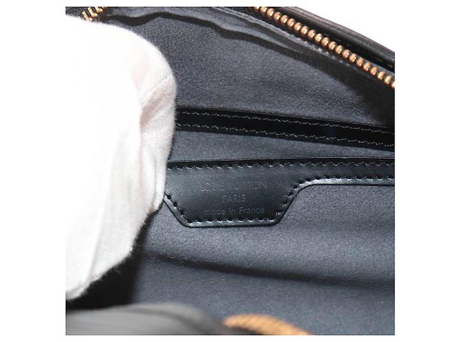 Borsa Louis Vuitton Epi Soufflot Nero - vista 7