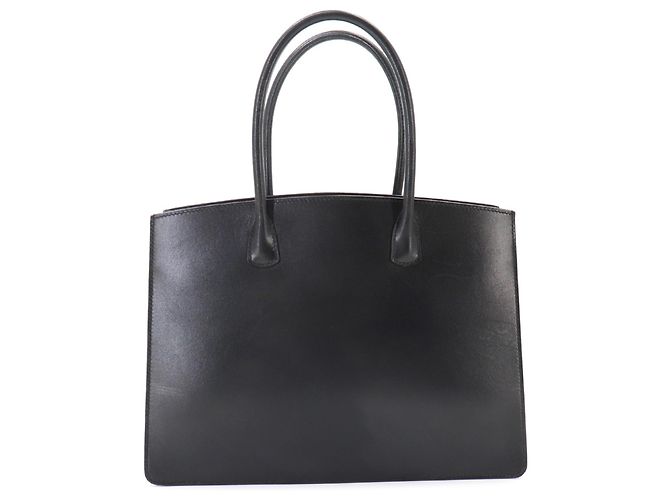 Hermès Borsa Tote Hermes White Bass PM Nero Bianco - vista 2