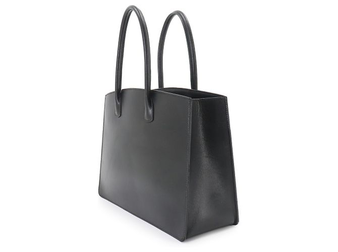 Hermès Borsa Tote Hermes White Bass PM Nero Bianco - vista 3