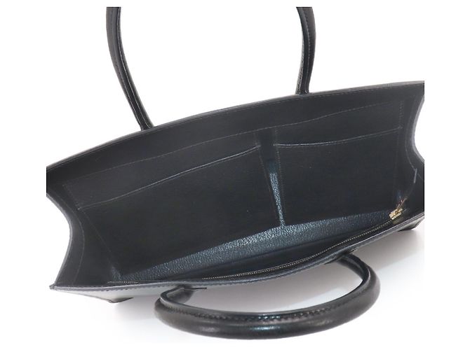 Hermès Borsa Tote Hermes White Bass PM Nero Bianco - vista 6