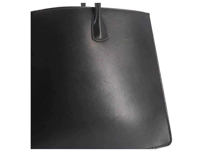 Hermès Borsa Tote Hermes White Bass PM Nero Bianco - vista 8