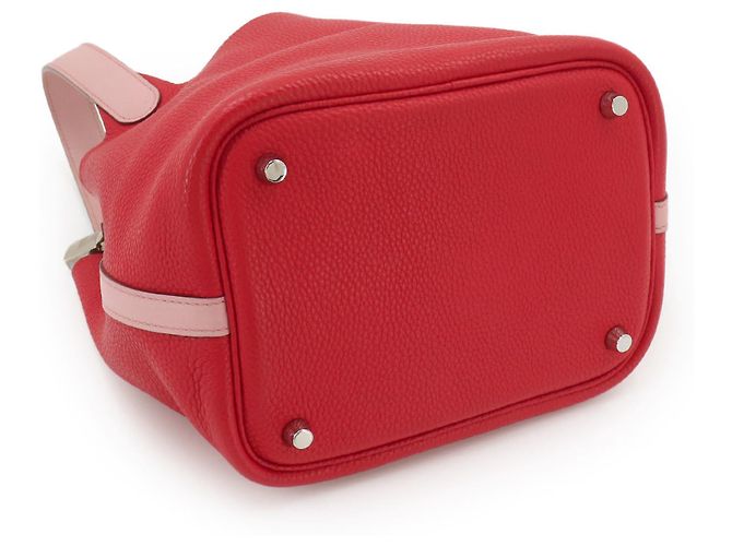 Autre Marque Borsa Piko Hermes Picotin Lock Touch 18 PM Rosso - vista 5