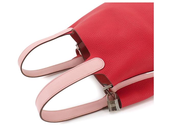 Autre Marque Borsa Piko Hermes Picotin Lock Touch 18 PM Rosso - vista 6