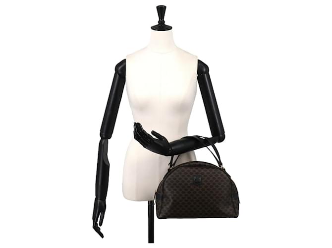 Céline Borsa Celine Macadam Marrone Nero - vista 10