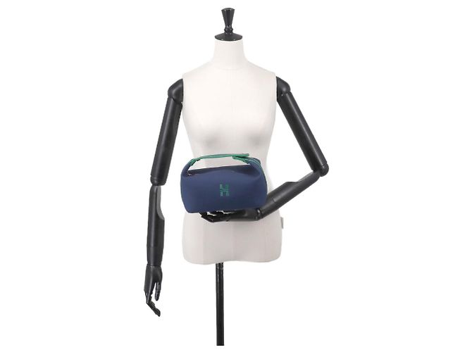 Hermès Bolso Hermes Bride a Brac PM Negro Azul Verde - vista 8