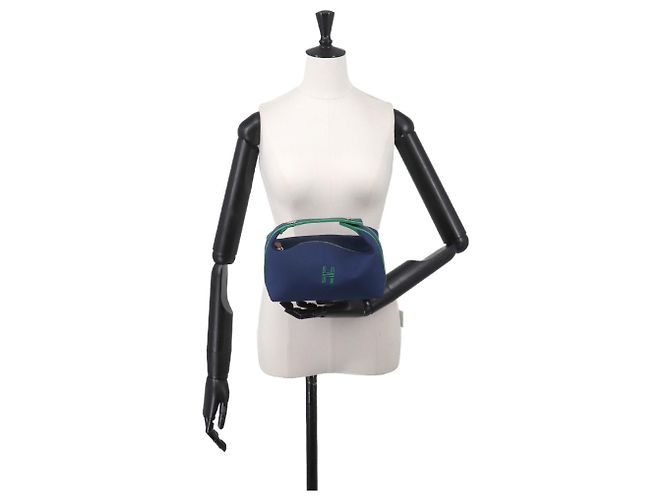 Hermès Bolso Hermes Bride a Brac PM Negro Azul Verde - vista 8