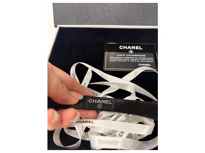 Chanel Camelia Haarreif Schwarz - Ansicht 2