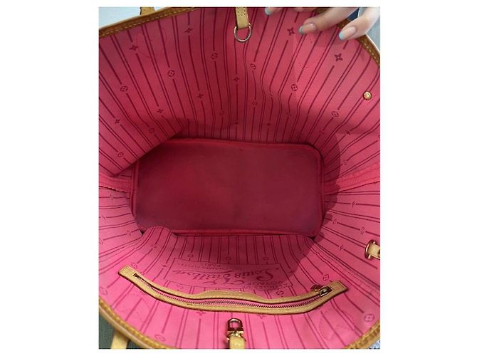 Borsa Louis Vuitton Neverfull MM Stephen Sprouse Marrone Rosa Multicolore - vista 8