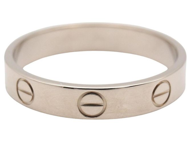 Anello Cartier Mini Love in oro bianco 18K Argento - vista 2