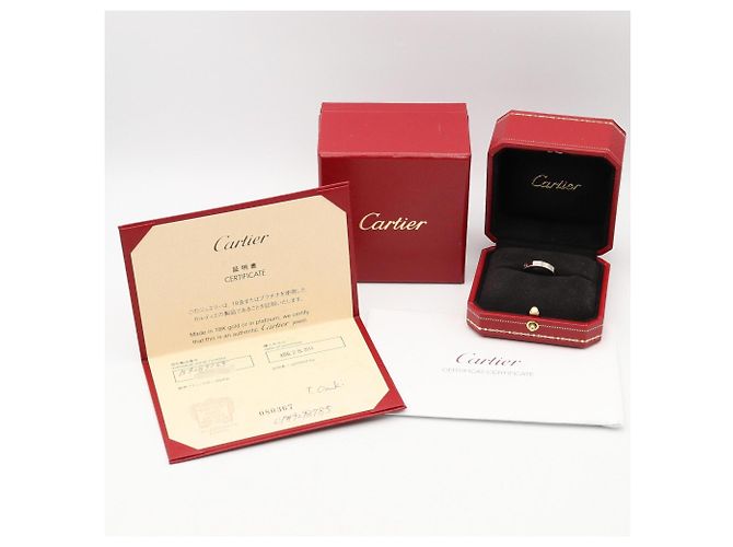 Anello Cartier Mini Love in oro bianco 18K Argento - vista 8