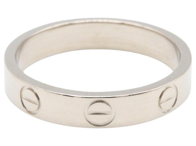 Cartier Mini Love Ring aus 18K Weißgold Silber - Ansicht 2