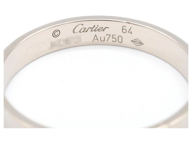 Cartier Mini Love Ring aus 18K Weißgold Silber - Ansicht 3