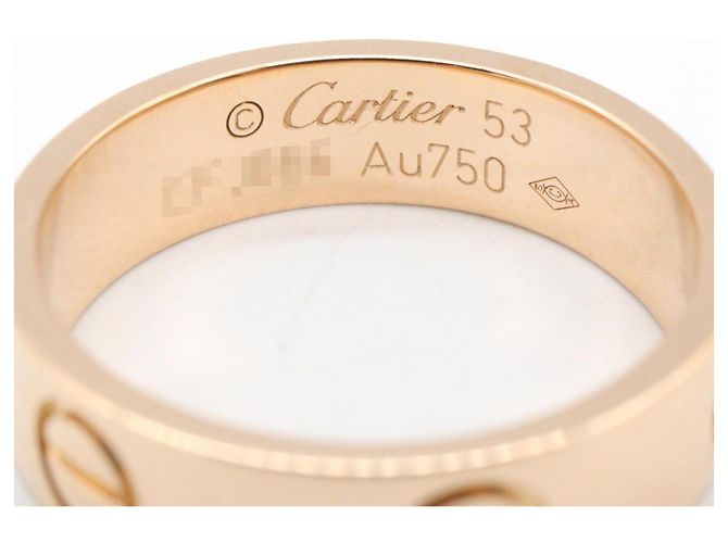 Anello Love di Cartier in oro rosa 18K D'oro - vista 3