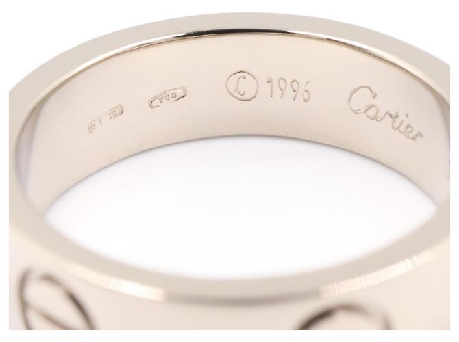 Cartier Love Ring aus 18K Weißgold Silber - Ansicht 3
