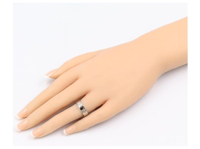 Cartier Love Ring aus 18K Weißgold Silber - Ansicht 7
